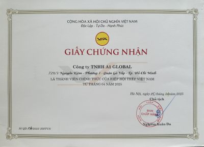 A1 Global company limited has officially become a member of the Vietnam Steel Association VSA